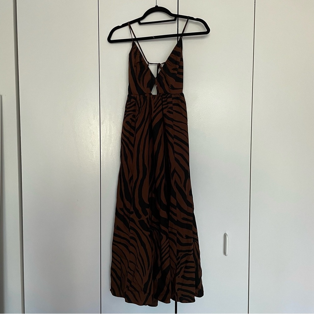 H&M Zebra Print Dress Size XS